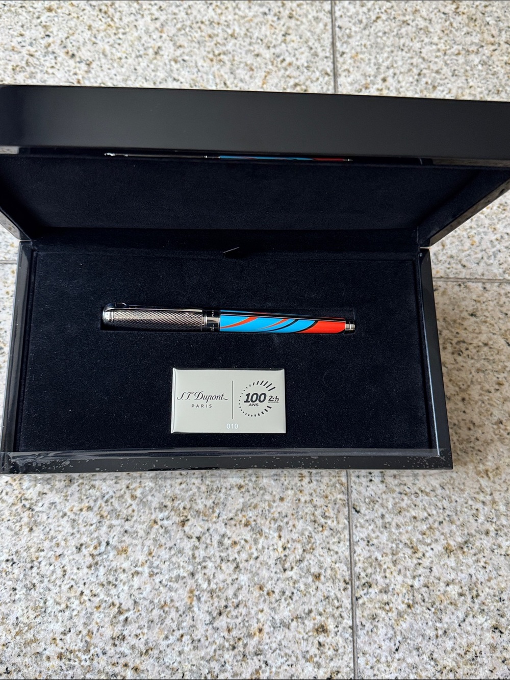 S.T. Dupont x 24H Le Mans Line D Large Blue Fountain Pen/Rollerball